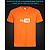 tshirt with Reflective Print Youtube - XS orange