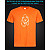 tshirt with Reflective Print Big Bear - XS orange