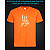 tshirt with Reflective Print Все буде добре - XS orange