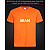 tshirt with Reflective Print SKAM - XS orange