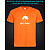 tshirt with Reflective Print Harry Potter Society - XS orange