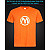tshirt with Reflective Print Magic The Gathering - XS orange