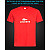 tshirt with Reflective Print Lacoste - XS red