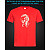 tshirt with Reflective Print Skull Music - XS red
