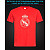 tshirt with Reflective Print Real Madrid - XS red