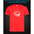 tshirt with Reflective Print Trollface - XS red