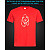 tshirt with Reflective Print Big Bear - XS red
