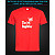 tshirt with Reflective Print The Dogfather - XS red