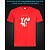 tshirt with Reflective Print Yuki Nagato - XS red
