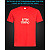 tshirt with Reflective Print Putin is a jerk - XS red