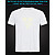tshirt with Reflective Print Pirate Skull - XS white