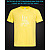 tshirt with Reflective Print Все буде добре - XS yellow