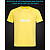 tshirt with Reflective Print SKAM - XS yellow