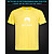 tshirt with Reflective Print Harry Potter Society - XS yellow