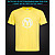 tshirt with Reflective Print Magic The Gathering - XS yellow