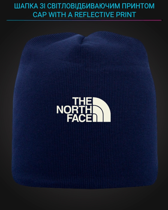 Cap with reflective print The North Face - blue