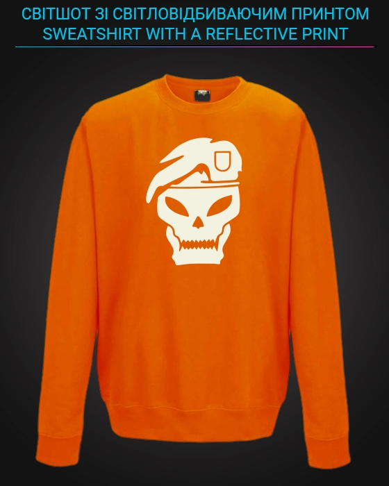 sweatshirt with Reflective Print Call Of Duty Black Ops - 5/6 orange