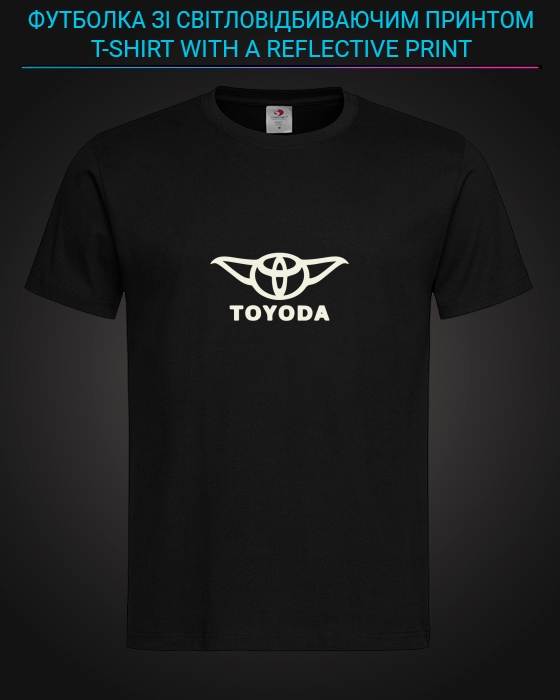 tshirt with Reflective Print Toyoda - XS black