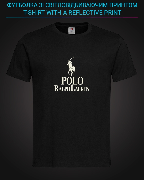 tshirt with Reflective Print Ralph Lauren - XS black