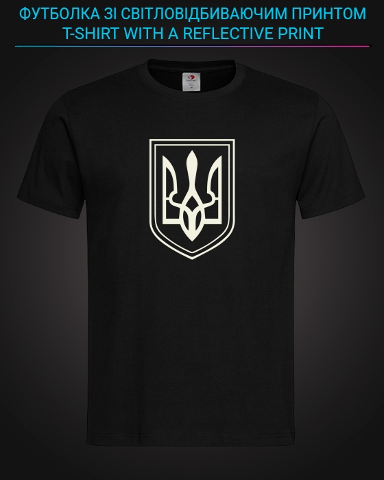 tshirt with Reflective Print The Trident 1 - XS black