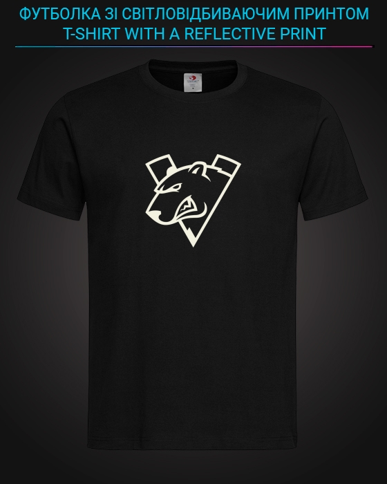 tshirt with Reflective Print Virtus Pro - XS black
