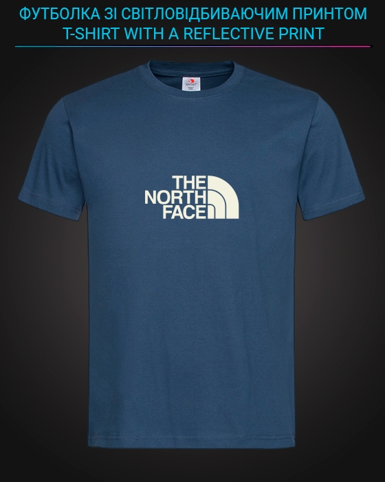 tshirt with Reflective Print The North Face - XS blue