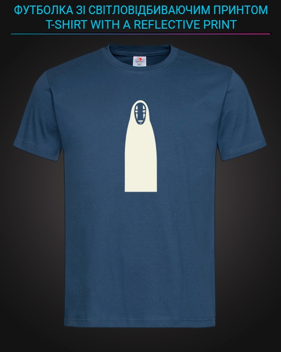 tshirt with Reflective Print Spirited Away - XS blue
