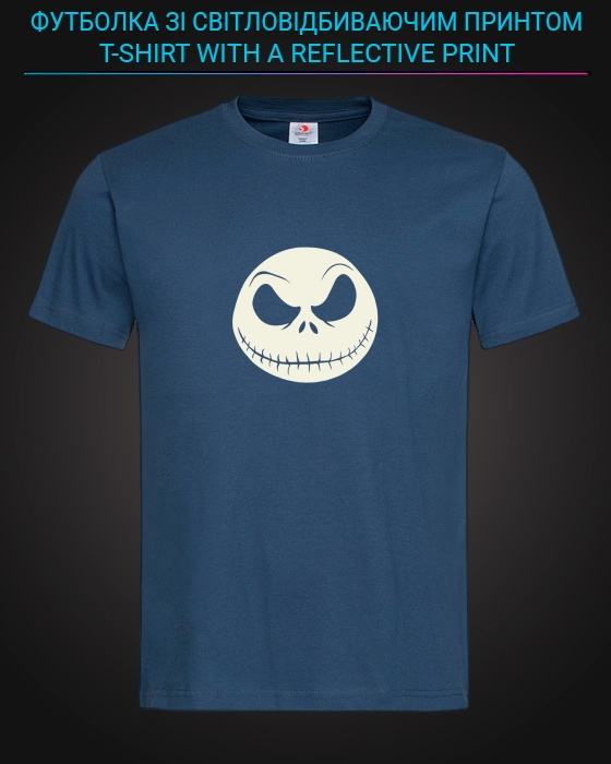 tshirt with Reflective Print The Nightmare Before Christmas - XS blue