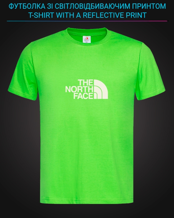 tshirt with Reflective Print The North Face - XS green