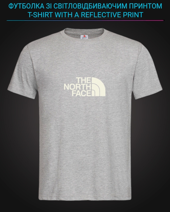 tshirt with Reflective Print The North Face - XS grey