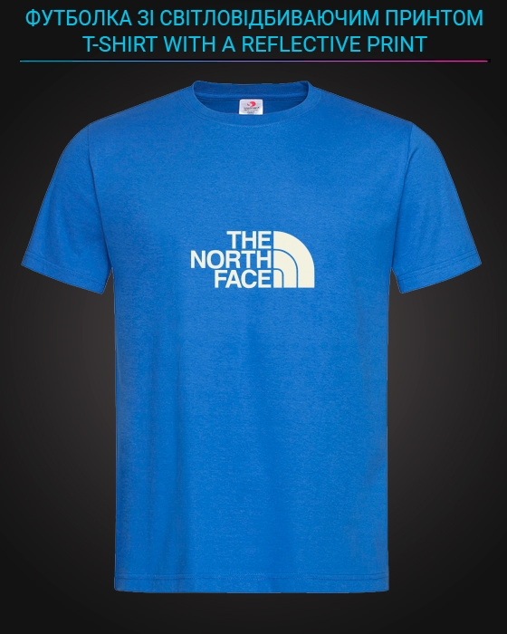 tshirt with Reflective Print The North Face - XS Lightblue
