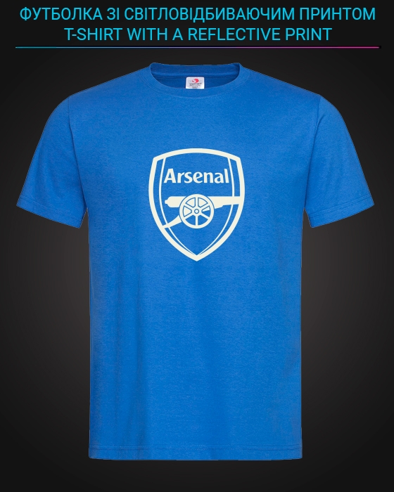 tshirt with Reflective Print Arsenal - XS Lightblue