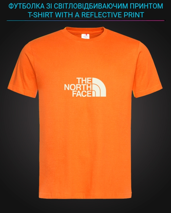 tshirt with Reflective Print The North Face - XS orange