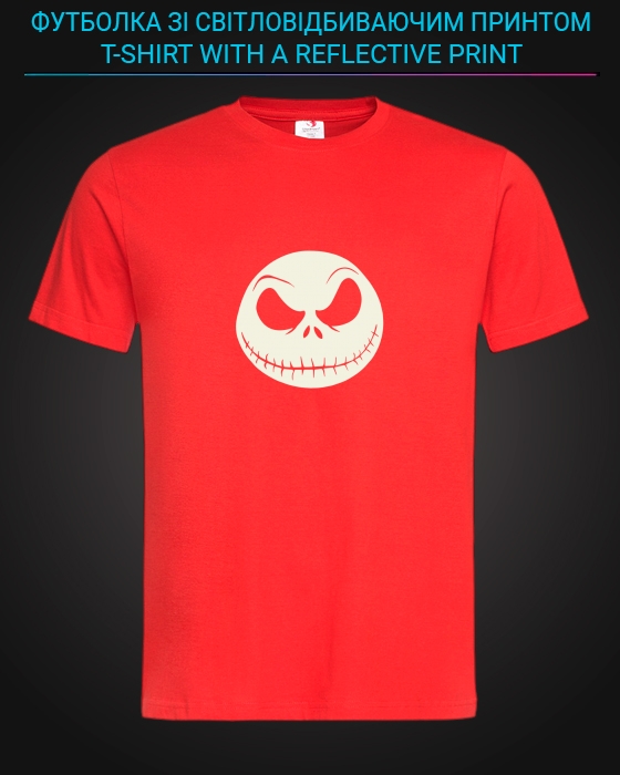 tshirt with Reflective Print The Nightmare Before Christmas - XS red